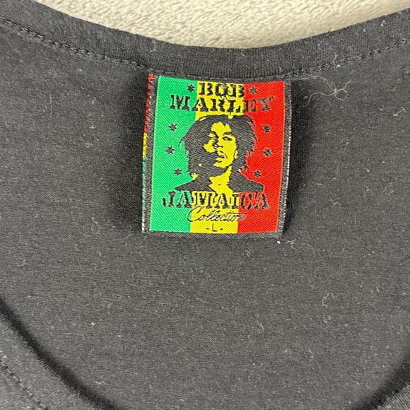 Vintage y2k Bob Marley Jamaica tank top graphic flag bob marley size  Large - Picture 3 of 7